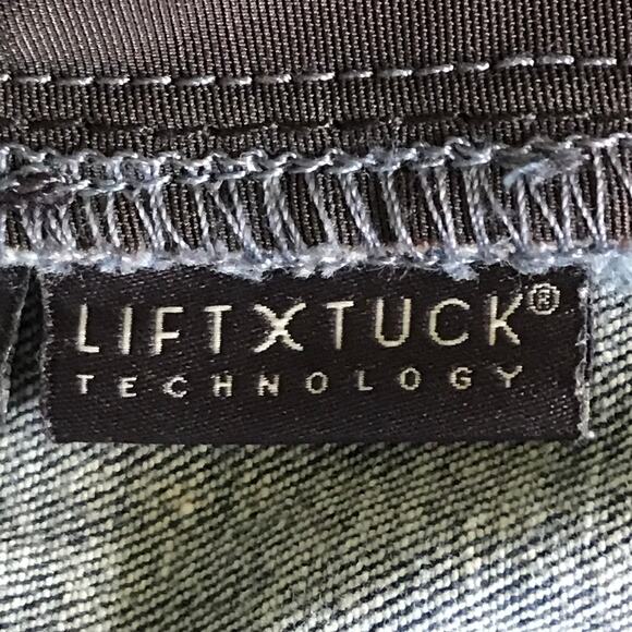 NYDJ Jeans Large Womens Straight Pull On Lift X Tuck Spanspring Denim Med Wash L - Picture 5 of 8